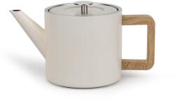 Bredemeijer Elefántcsont színű rozsdamentes acél teáskanna szűrővel 1, 1 l Duet Narvik - Bredemeijer