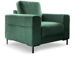 Miuform Sötétzöld kordbársony fotel Lofty Lilly - Miuform