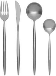 Premier Housewares Ezüstszínű rozsdamentes acél evőeszköz készlet 16 db-os Modern retro - Premier Housewares