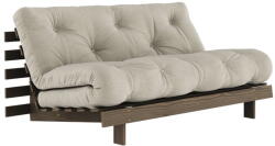 Karup Design Szürkésbézs len kinyitható kanapé 160 cm Roots Carob - Karup Design