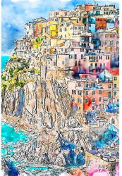 Fedkolor Kép 60x90 cm Manarola - Fedkolor