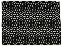 Pappelina Fekete gyapjúkeverék takaró 140x180 cm Honey Black - Pappelina