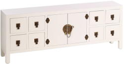 Ixia Fehér alacsony komód 130x50, 5 cm Oriente - Ixia