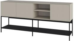 Marckeric Fekete-krémszínű komód 180x80x40 cm Amira - Marckeric