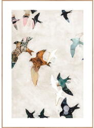 Malerifabrikken Kép 30x40 cm Abstract Birds - Malerifabrikken