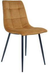 House Nordic Middelfart 2 db étkezőszék mustársárga bársony huzattal - House Nordic