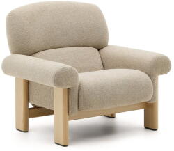 Kave Home Bézs zsenília fotel Nema - Kave Home