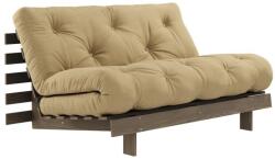 Karup Design Bézses mustársárga kinyitható kanapé 140 cm Roots - Karup Design