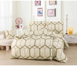 My House Krémszínű egyszemélyes hatrészes mikroszatén ágyneműhuzat 140x200 cm Carter - My House