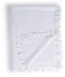 Ixia Fehér újrahasznosított pamut ágytakaró 260x280 cm Spike - Ixia