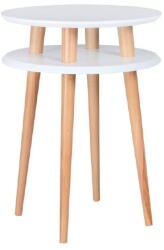 Ragaba UFO fehér tárolóasztal, ⌀ 45 cm - Ragaba