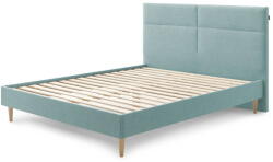 Bobochic Türkiz kárpitozott franciaágy ágyráccsal 180x200 cm Elyna - Bobochic Paris - bonami - 194 830 Ft