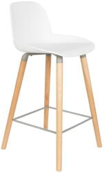 Zuiver Alber Kuip 2 db fehér bárszék, ülésmagasság 65 cm - Zuiver