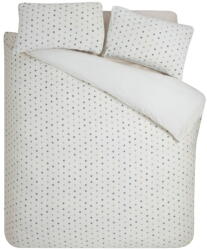 Catherine Lansfield Krémszínű kétszemélyes-hosszabbított mikroplüss ágyneműhuzat 230x220 cm Cosy Spot - Catherine Lansfield