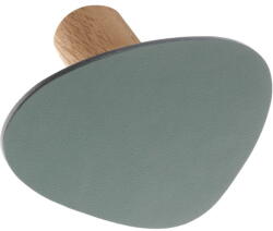 LIND DNA Szürkészöld fali acél akasztó Dot S Nupo - LIND DNA