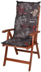 Sun Garden Sötétszürke kerti székpárna 50x120 cm Bristol - Sun Garden