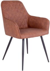 House Nordic Barna kárpitozott karfás étkezőfotel szett 2 db-os Harbo - House Nordic