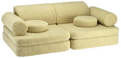 Wigiwama Zöld buklé gyerek kanapé 132 cm Settee - Wigiwama