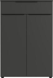 Germania Antracitszürke magas komód 81x120 cm Mailand - Germania