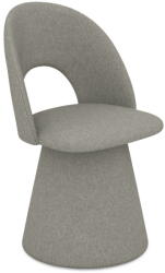 makamii Szürke kárpitozott étkezőfotel Kalo - Makamii