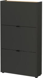 Germania Antracitszürke billenő ajtós cipőtartó 71x127x22 cm Ameca - Germania