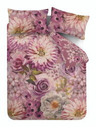 RHS Rózsaszín kétszemélyes-hosszabbított ágyneműhuzat 230x220 cm Rosemoor Floral - RHS