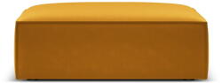Mazzini Sofas Mustársárga bársony lábtartó Vanda - Mazzini Sofas