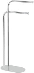 WENKO Fényes ezüstszínű rozsdamentes acél törölközőtartó állvány Levante - Wenko