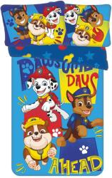 Jerry Fabrics Kék pamut gyerek ágyneműhuzat babaágyhoz 100x135 cm Paw Patrol "Pawsome days ahead" - Jerry Fabrics