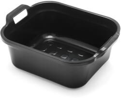 Addis Fekete műanyag lavór két fogantyúval, 39 x 32 x 14 cm - Addis