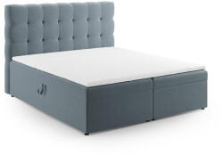 Cosmopolitan Design Világoskék boxspring ágy tárolóhellyel 180x200 cm Bali - Cosmopolitan Design