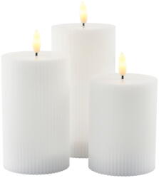 Sirius Fehér tölthető fénydekoráció készlet 3 db-os Smilla - Sirius - bonami - 19 790 Ft