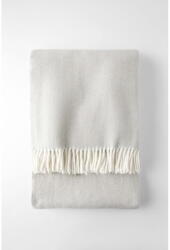 Euromant Skyline világosszürke pamutkeverék pléd, 140 x 180 cm - Euromant