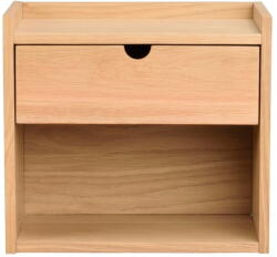 Rowico Natúr színű tölgyfa függő-polcokkal éjjeliszekrény Hillmond - Rowico - bonami - 57 027 Ft