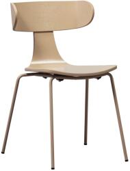 WOOOD Natúr színű rakásolható étkezőszék kőrisfa dekorral Form - WOOOD