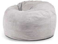 SLOWDOWN Világosszürke kordbársony babzsákfotel Om 110 - SLOWDOWN