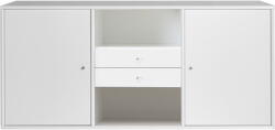 Hammel Furniture Fehér alacsony komód 133x61 cm Mistral - Hammel Furniture