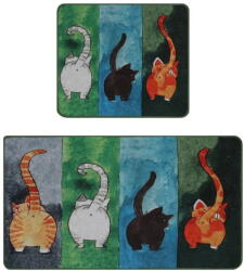 Foutastic Fürdőszobai kilépő szett 2 db-os 60x100 cm Gatto Carino - Foutastic