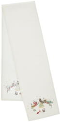 Catherine Lansfield Pamut asztali futó 33x220 cm Christmas Town - Catherine Lansfield