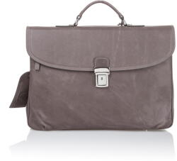 Ferruccio Laconi Brief férfi szürkésbarna bőrtáska - Ferruccio Laconi