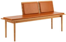 Hammel Furniture Konyakbarna-natúr színű bőr pad Elba - Hammel Furniture - bonami - 742 271 Ft