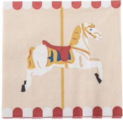 Bloomingville Papír szalvéta szett 20 db-os, 33x33 cm Merry-go-round - Bloomingville