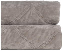 Ixia Szürke bársony steppelt ágytakaró 180x260 cm - Ixia - bonami - 26 787 Ft