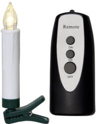 Star Trading Shaft 10 db-os LED gyertyakészlet távirányítóval, magasság 13, 5 cm - Star Trading