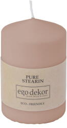 Ego dekor Top púder rózsaszín gyertya, égési idő 25 óra - Rustic candles by Ego dekor
