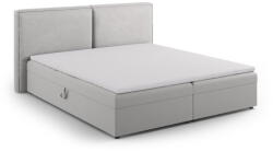 Cosmopolitan Design Világosszürke ágyneműtartós boxspring ágy 180x200 cm Arendal - Cosmopolitan Design