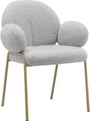 Støraa Világosszürke kárpitozott karfás étkezőfotel szett 2 db-os Iwama - Støraa