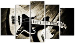 Wallity Guitar többrészes kép, 110 x 60 cm