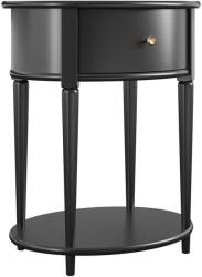 Støraa Fekete éjjeliszekrény Aurora - Støraa