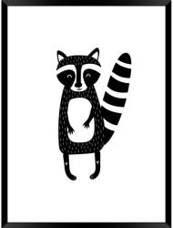 Styler Modernpik Racoon gyerek plakát, 40 x 30 cm - Styler